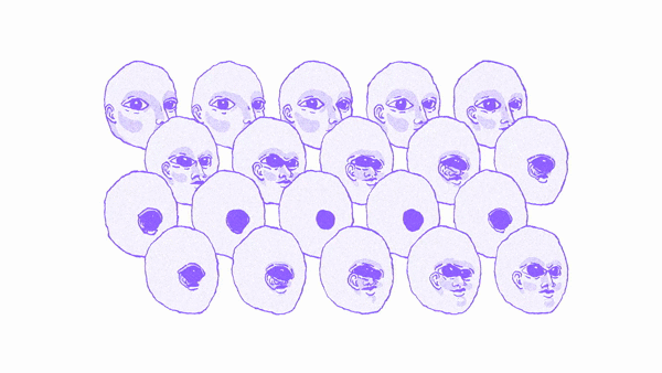 Collective Headsciousness in Purple / Kolektif Bilinç Mor