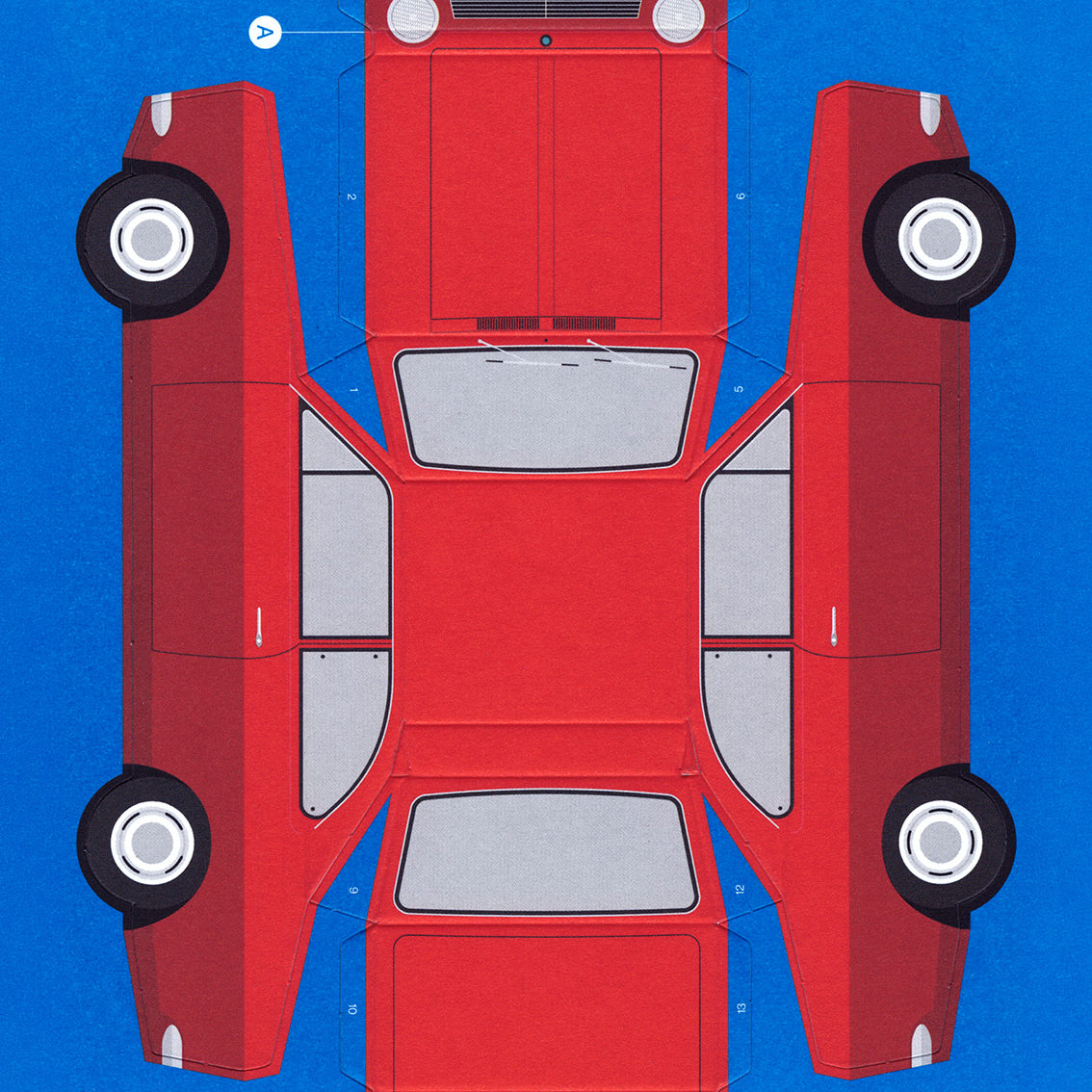 PostaKit Print: 1966 Anadol A1